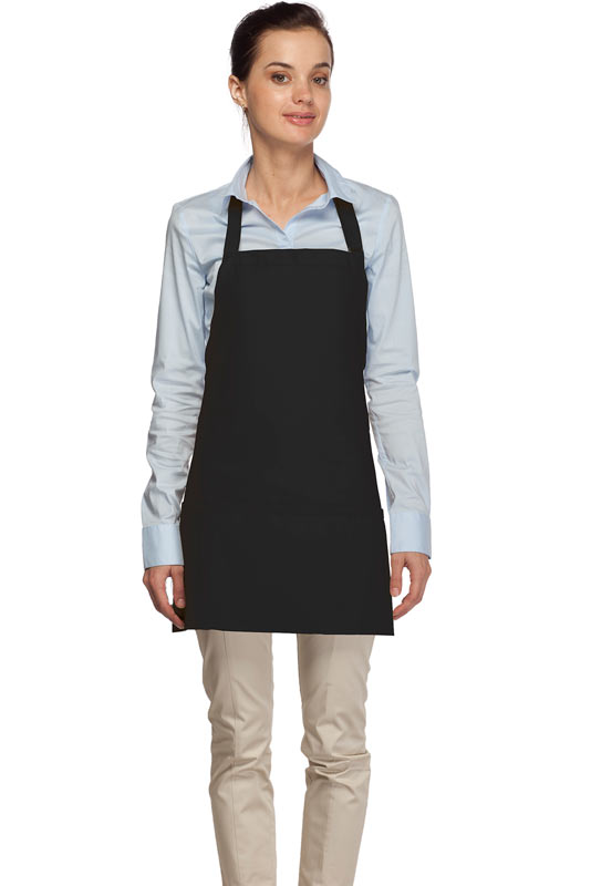 Three Pocket Bib Apron Adj Neck - 200XL