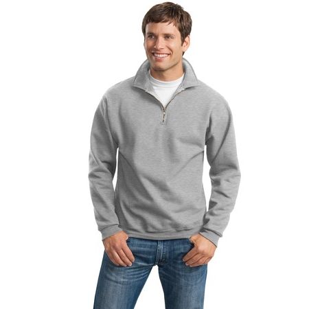 JERZEES SUPER SWEATS - 1/4-Zip Sweatshirt with Cadet Collar.  4528M