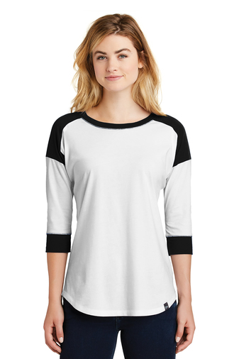 New Era  &#174;  Ladies Heritage Blend 3/4-Sleeve Baseball Raglan Tee. LNEA104