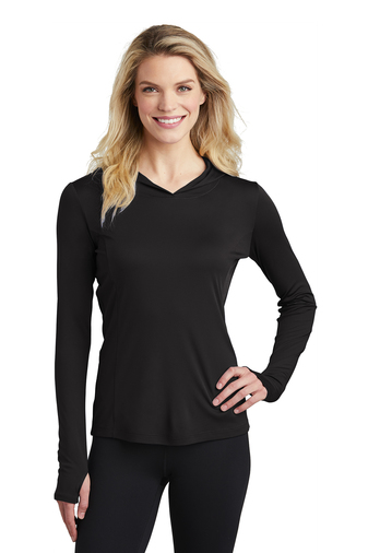 Sport-Tek Ladies PosiCharge Competitor Hooded Pullover. LST358