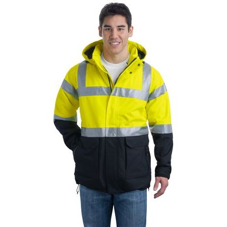 Port Authority - ANSI 107 Class 3 Safety Heavyweight Parka. J799S