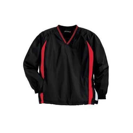 Sport-Tek ® Tall Tipped V-Neck Raglan Wind Shirt. TJST62