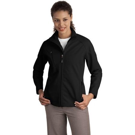 Port Authority - Ladies Textured Soft Shell Jacket. L705