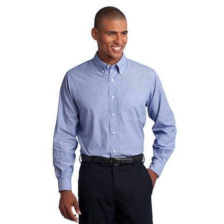 Port Authority &#174;  Tall Crosshatch Easy Care Shirt. TLS640