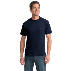 JERZEES -  Heavyweight Blend 50/50 Cotton/Poly Pocket T-Shirt.  29MP