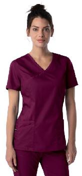 WOMENS MODERN FAUX SURPLICE TUNIC. 4161