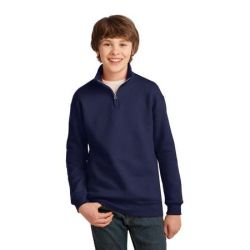 JERZEES &#174;  Youth 1/4-Zip Cadet Collar Sweatshirt. 995Y