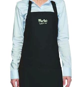 Three Pocket Bib Apron Adj Neck