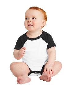 Rabbit Skins Infant Baseball Fine Jersey Bodysuit. RS4430